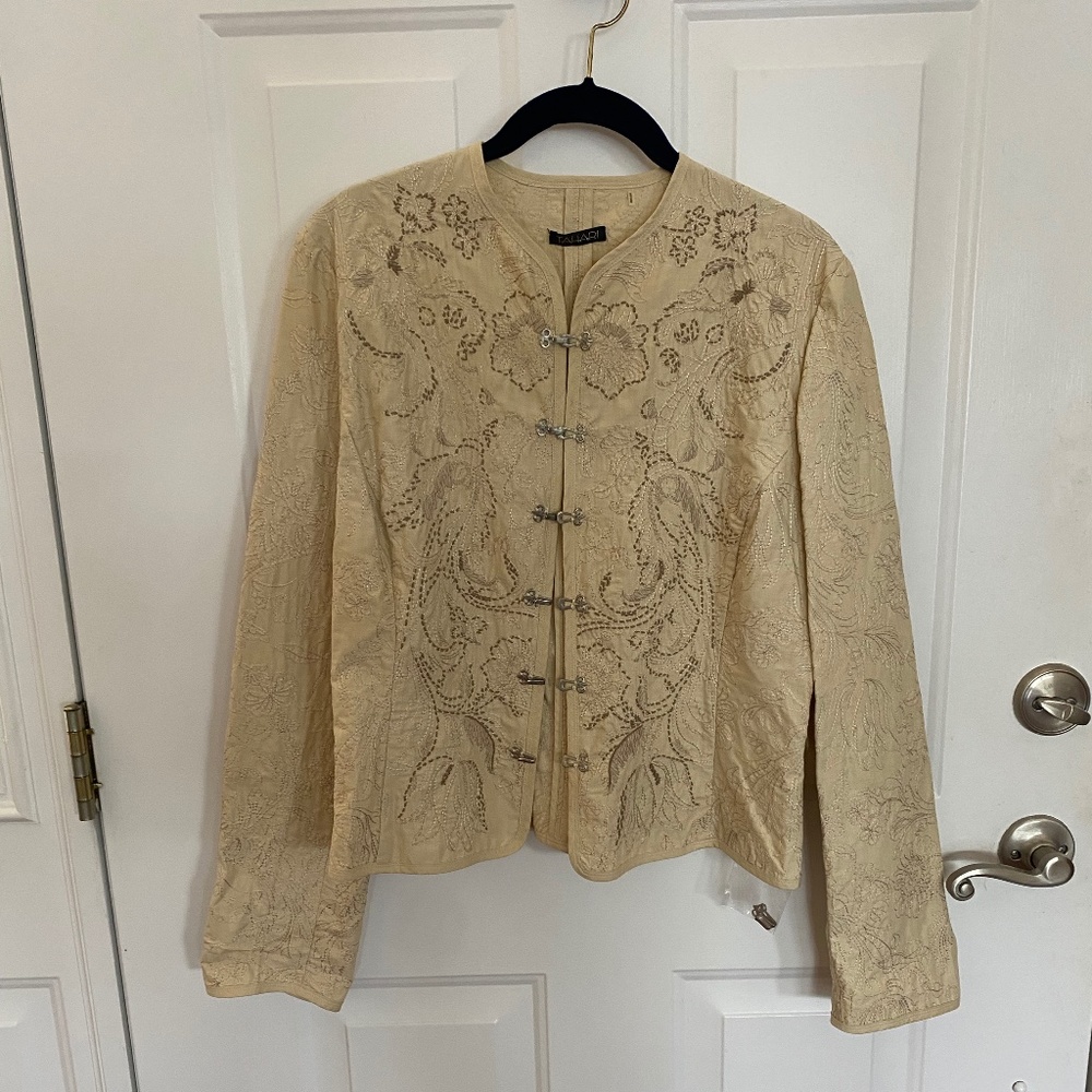 Tahari Blazer or Jacket. NWT. Embroidered.
